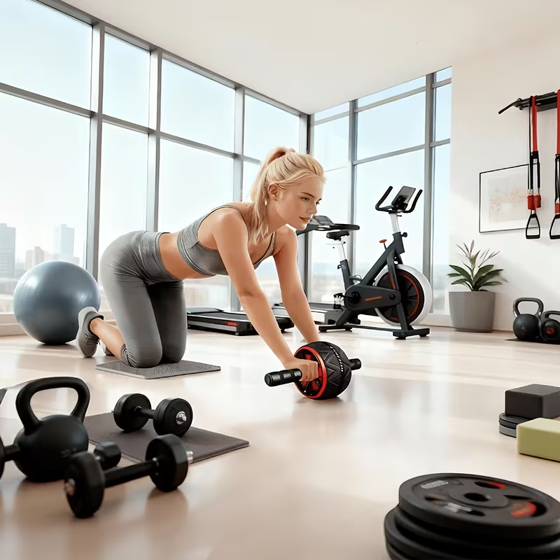 Ab Roller Wheel and Knee Mat,  - огляд і ціна Sports Equipment Warehouse