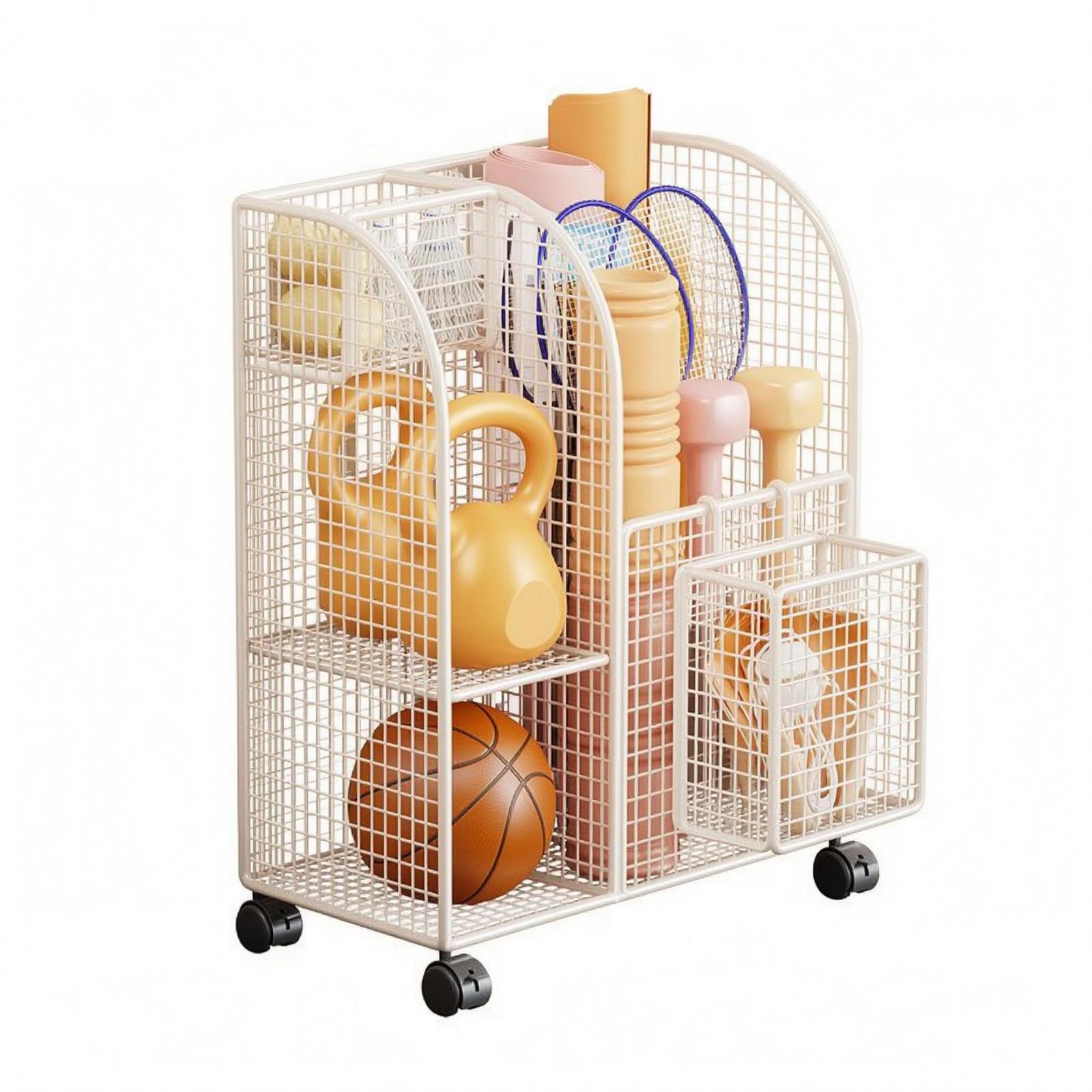Multi Section Metal Wire Stora - огляд і ціна Sports Equipment Cart