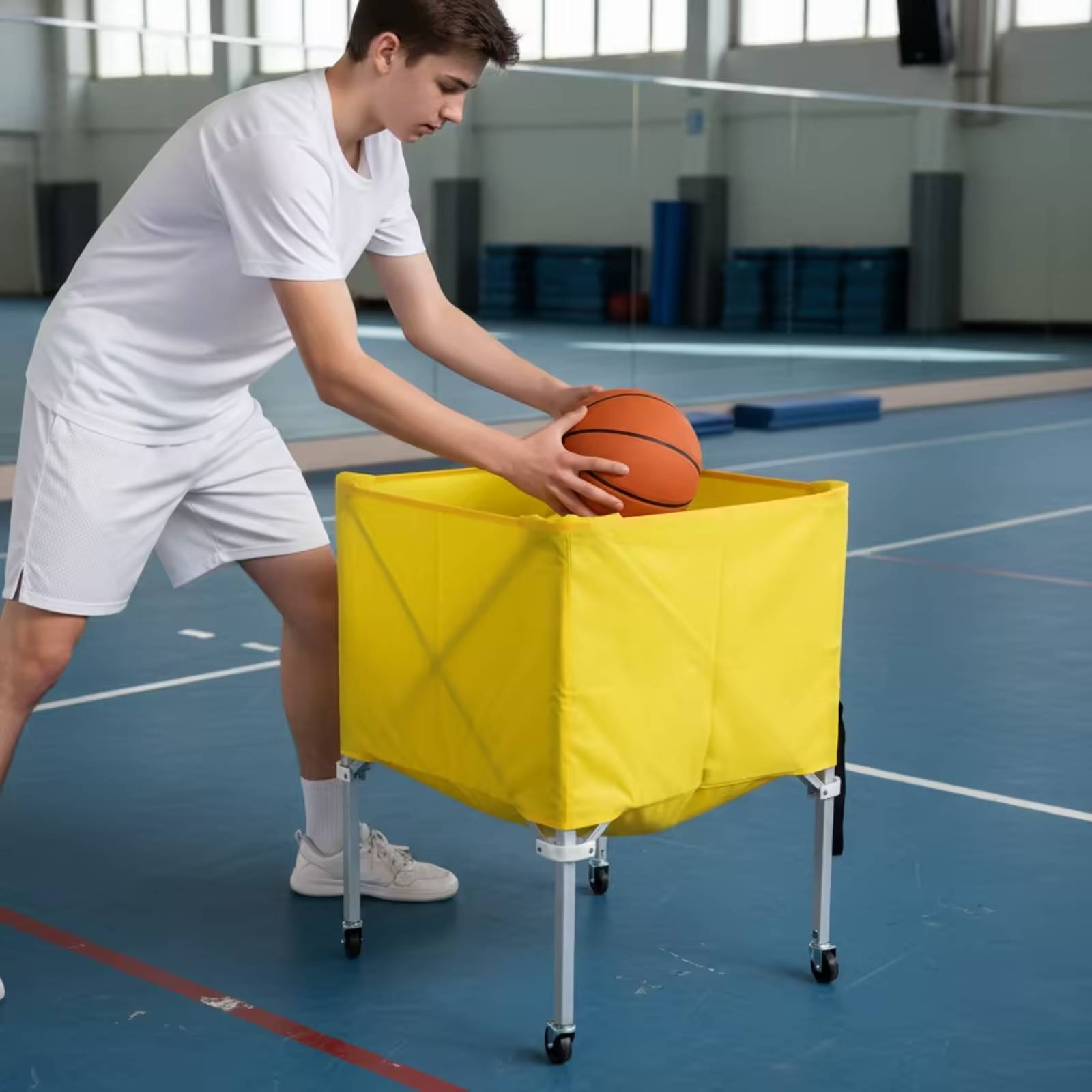 Collapsible Ball Cart Four-Whe - огляд і ціна Sports Equipment Cart