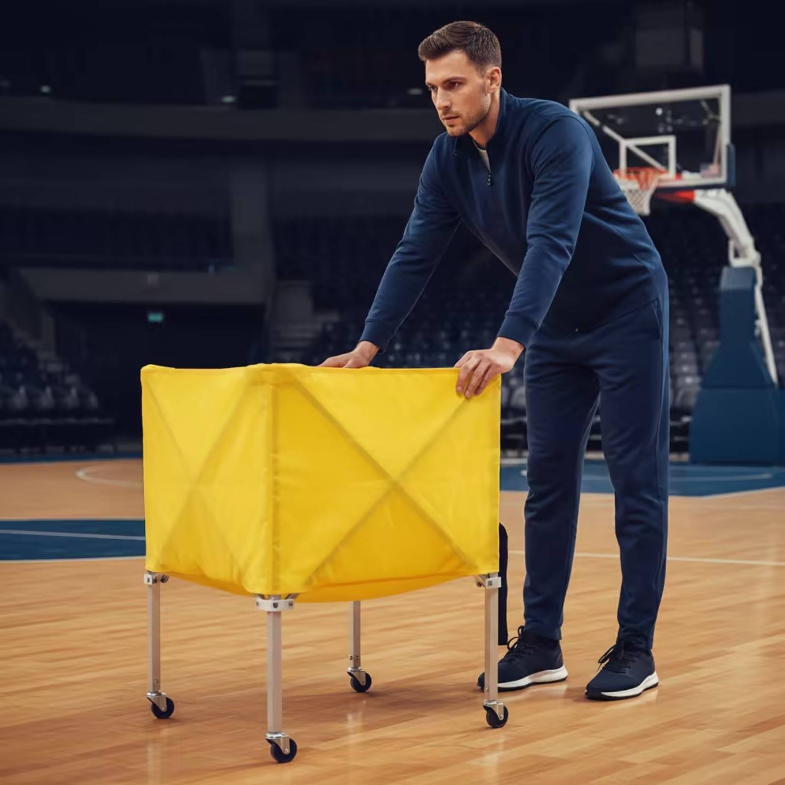 Collapsible Ball Cart Four-Whe - огляд і ціна Sports Equipment Cart
