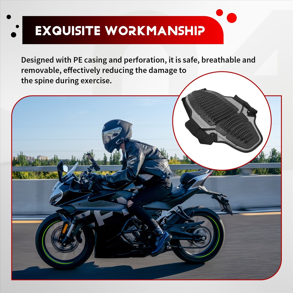 A23Z Motorcycle Knight Back Pr - огляд і ціна Sports Equipment United